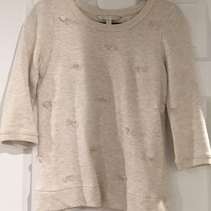 LC Lauren Conrad Bow Sweatshirt